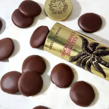 FORTNUM & MASON sušenky CHOCOLOSSUS 600g v dárkové plechovce