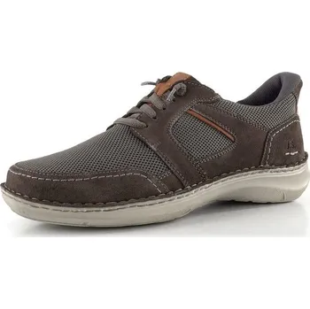 Pánská móda Josef Seibel pánské šněrovací polobotky New Anvers asfphalt-kombi 44924TE387 - 45 | P702129