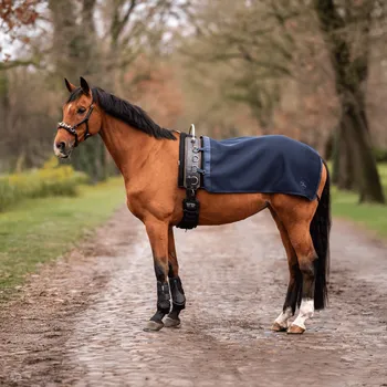 Jezdectví BUSSE Deka na lonžování 3D AIR ST BUSSE, 0 g, navy 125 cm