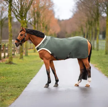 Deka pro koně BUSSE Deka pracovní 3D AIR ST BUSSE, 0 g, deep olive Délka zad: 135 cm