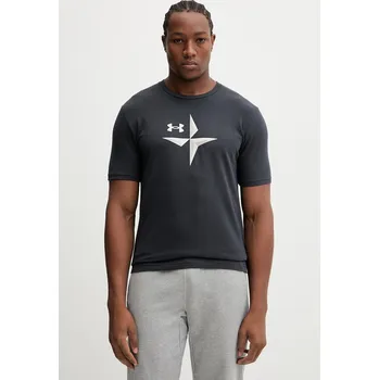 Pánské tričko Tričko Under Armour EXPLOR Graphic 6012783 černá 99X, vel. S