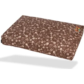 Ortopedická matrace ECONOMY paměťová pěna O´lala Pets D124 Hnědá Velikost: 45 x 60 cm
