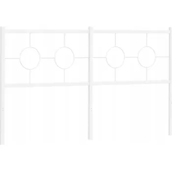 Kovové čelo , bílé, 160 cm