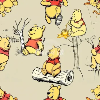 Úplet, Pohádkový medový medvídek (E) (Top kvalitní úplet Bella digitisk)