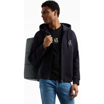 Pánská mikina Pánská mikina Armani Exchange XM000371 AF10818 tmavě modrá - XXL