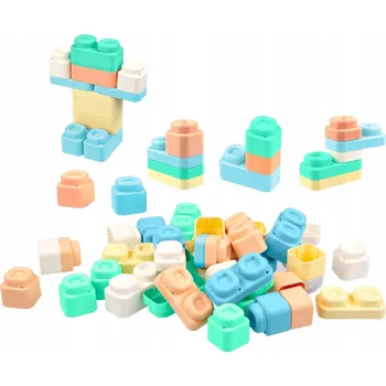 ostatní stavebnice MĚKKÉ SENZORICKÉ STAVEBNICE pro děti SADA 24 ks MOCHTOYS polské