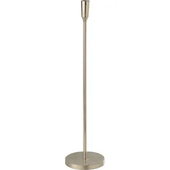 Svícen Stříbrný raw vysoký svícen na úzkou svíčku Norry silver - Ø 15*61cm