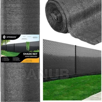 Stínicí síť - 95% stínění - 1,5x10m - 185g/m2 - světlý antracit