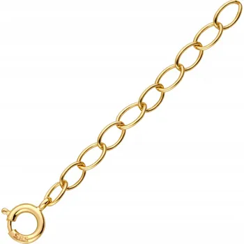 Řetízek Zlatý prodlužovací kabel 585, prodlužovací prvek Náramky Řetízek ZLATO 14K