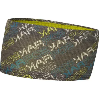 Zimní čelenka KARPOS Coppolo Merino Headband, Black/Acid Lime/Deep Water velikost: OS (UNI)
