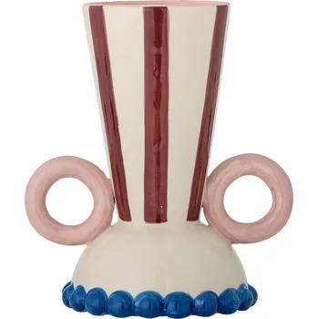 Váza Dekorativní váza Bloomingville Hyldia 21 cm 82062950 vícebarevná MLC