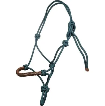 Sport Provazová ohlávka HKM Deco petrol/brown COB