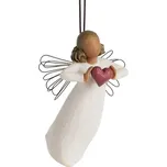 Závěsná ozdoba z vrby s láskou