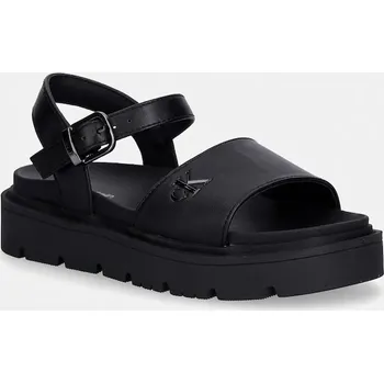 Dívčí sandály Dětské sandály Calvin Klein Jeans V3A2.83255.30.34 černá 99X, EUR 30
