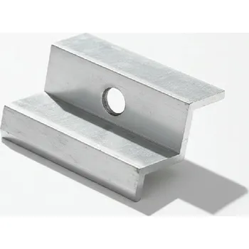 solární panel Příchytka krajová 6060, výška rámu 35mm, stříbrná