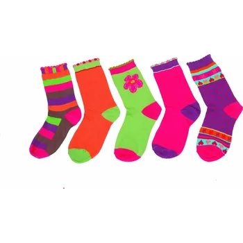 Dětské ponožky PIDILIDI dívčí, 5 párů