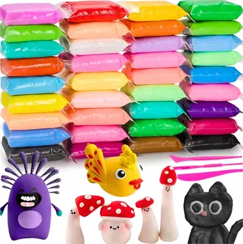 Modelovací hmota ESTADI - PĚNOVÁ PLASTELÍNA 36 BAREV