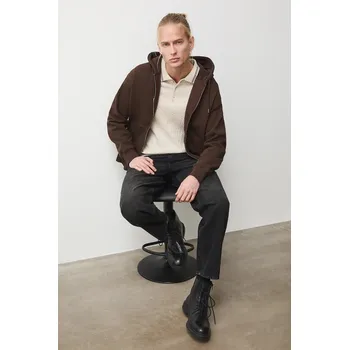 Pánská mikina Mikina Medicine RS26-BLM010 hnědá 89X, vel. XL