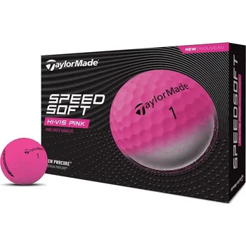 Golfový míček TaylorMade SpeedSoft golfové míčky, růžové