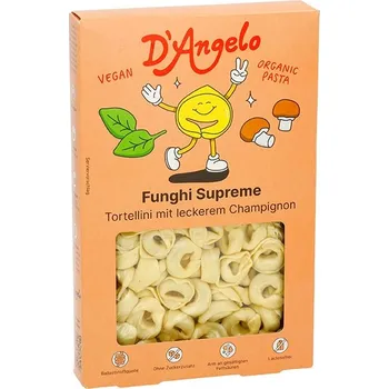 Hotové jídlo D’Angelo Tortellini se žampióny 250 g bio