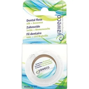 Dentální hygiena Yaweco Dentální nit z hedvábí se včelím voskem 40 m eco ECO