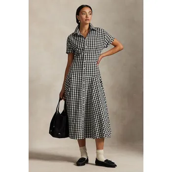 Dámské šaty Bavlněné šaty Polo Ralph Lauren 211A89374 černá 99X, vel. 40