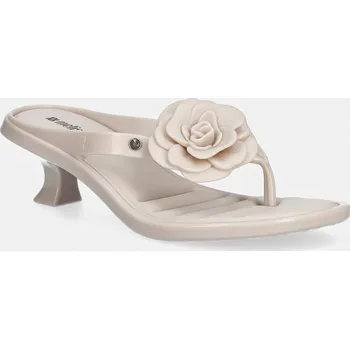 Dámská obuv Žabky Melissa MELISSA THONG KITTEN HEEL PETALS AD M.38148.BW647 béžová 01X, EUR 40