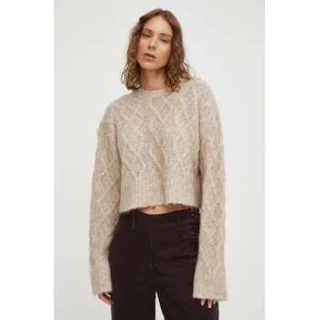Dámský svetr Vlněný svetr Remain 500687612 béžová 80X, vel. 34