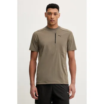 Pánské tričko Tričko Puma Pumatech 634413 zelená 91X, vel. S