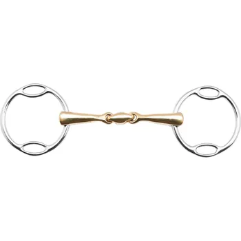 Jezdectví BUSSE Udidlo beval dvakrát lomené Kaugan® BUSSE, 14 mm 10,5 cm