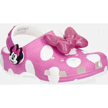 Dámské pantofle Dětské pantofle Crocs CLASSIC MINNIE MOUSE CLOG T 212372.CROCS.CLASSIC.MI růžová 30X, EUR 27/28