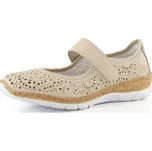 Rieker sportovnější baleríny s páskem béžové N4299-60 - 41 | P701179