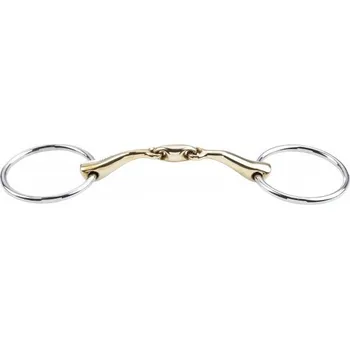 Jezdectví BUSSE Udidlo stihlové dvakrát lomené Kaugan®-Shaped BUSSE, 14 mm 14,5 cm