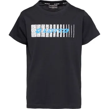 Chlapecké tričko Chlapecké triko Lotto UTAI 164/170 Černá, Bílá, Světle modrá