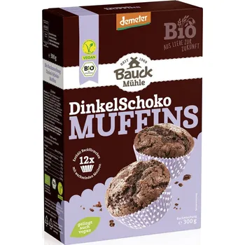 Bauckhof Směs na pečení špaldovo-čokoládové muffiny 300 g bio DEMETER