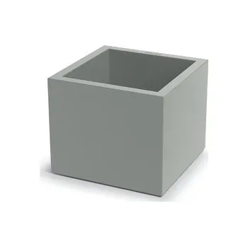 Květináč CUBLA SQUARE 38 cm - barva: betonová šedá