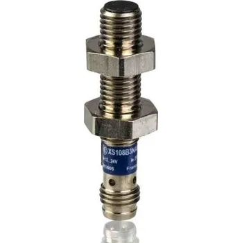 Indukční bezdotykový snímač 2,5 mm, výstup: NE, NPN Válcový M8 ´ 1 10 mA, 200 mA 10 36 V DC, 12 24 V DC IP65, IP67