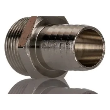 Hadicová přípojka přímá, Mosaz, přípojka se závitem: 1" BSPT vnější, pracovní tlak: 5 MPa, 50 bar RS PRO