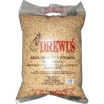 Podestýlka pro kočku DREWUŚ podestýlka dřevěná stelivo - stelivo 10l.