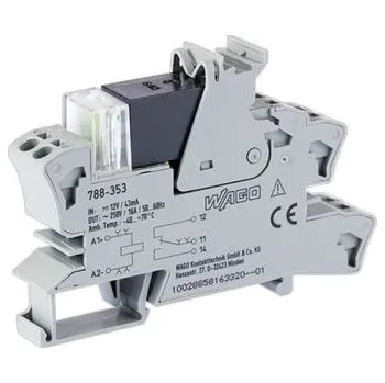 Relé Reléový modul 12V dc SPDT Lišta DIN 16A 788