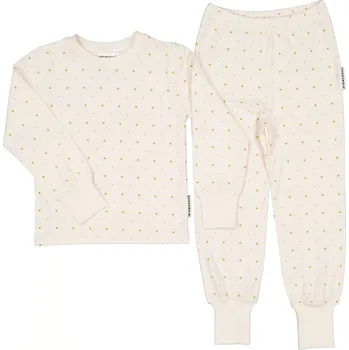 Chlapecké pyžamo Bambusové dvoudílné rostoucí pyžamo Golden dots Geggamoja Velikost: 110/116