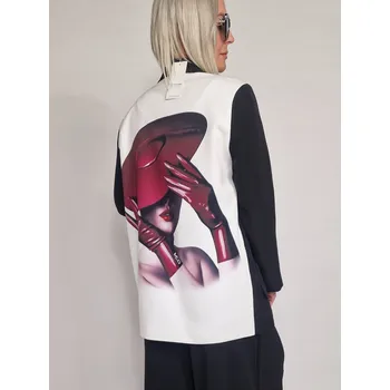 Dámské sako Miss City Official Černé sako MADAME Černá, UNI S-XL