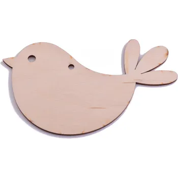 EU Dřevěný ptáček 9,5 cm