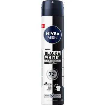 NIVEA MEN antiperspirant Black & White Invisible 200 ml