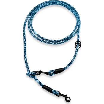 PafDog® Přepínací nastavitelné vodítko 6mm, 11 délek, tyrkysovo-černé extra pevné DÉLKA VODÍTKA: 1.5 metru