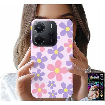 Pouzdro na mobilní telefon POUZDRO pro Xiaomi Redmi Note 14 4G - Barevné Sedmikrásky, Sedmikráska, Květiny