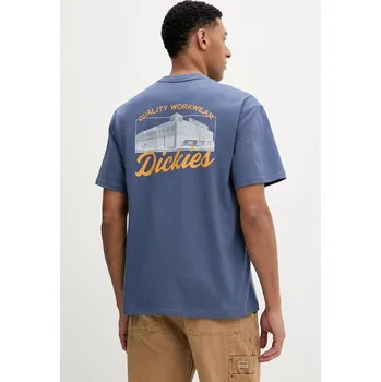 Pánské tričko Bavlněné tričko Dickies DK0A8886RI21 modrá 95X, vel. XXL
