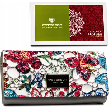 Peněženka Peterson peněženka z pravé kůže, vícebarevná PTN PH24-LFL-7018 MU -