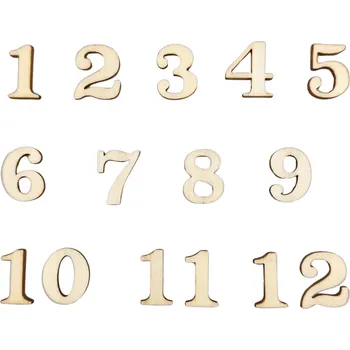 Dřevěná čísla - překližka přírodní - 15 mm