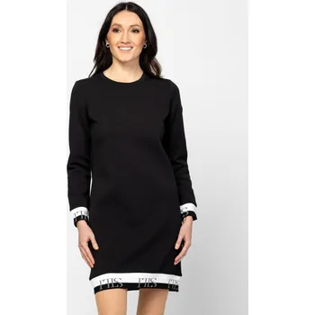 Dámské šaty HEAVY TOOLS DÁMSKÉ ELEGANTNÍ ŠATY VAKTOW25 BLACK ČERNÁ M